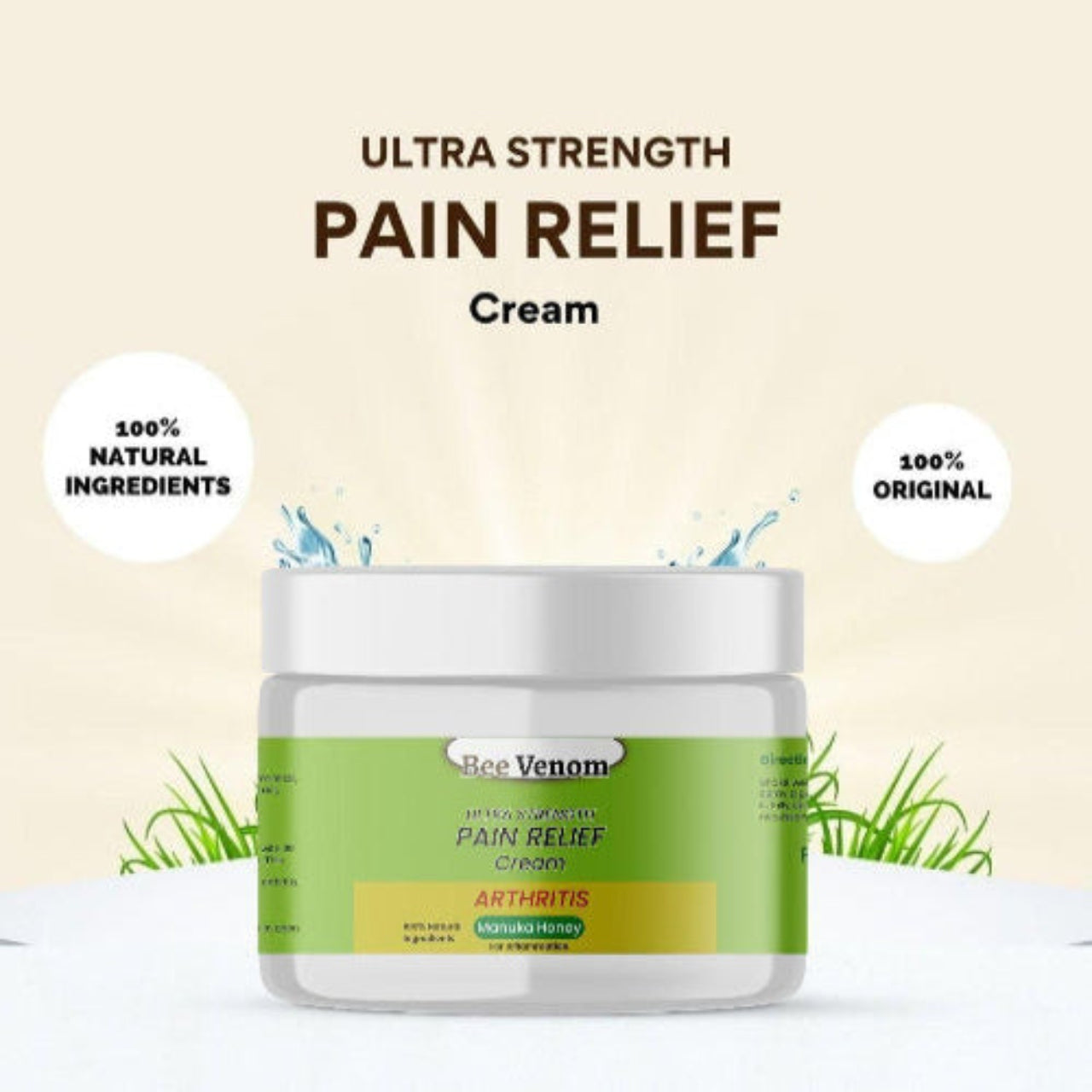 Bee Venom Premium Pain Relief Cream (Buy 1 & Get 1 Free)