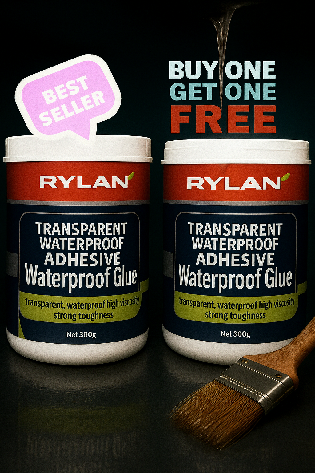 Transparent Waterproof Glue (Buy 1 Get 1 Free)